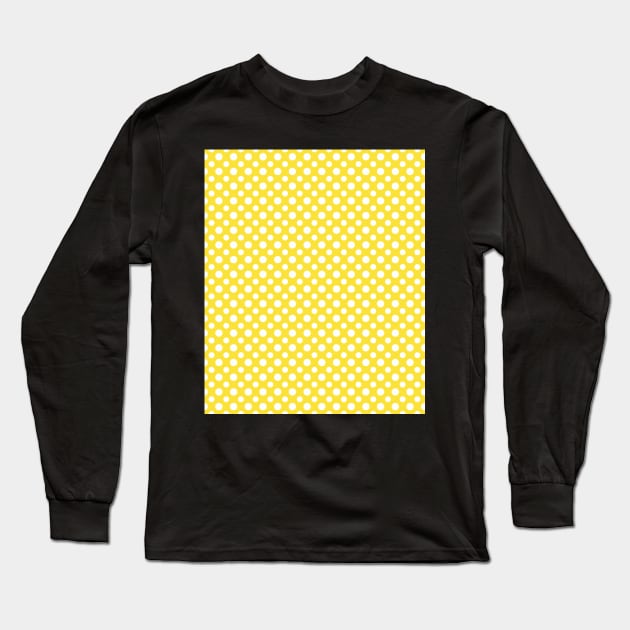 Buttercup yellow spots Long Sleeve T-Shirt by hereswendy